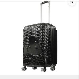 FUL Disney Mickey Mouse Textured Hardside Spinner Carry On Luggage - Black